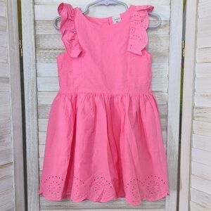 Carter's Pink Cotton Eyelet Dress